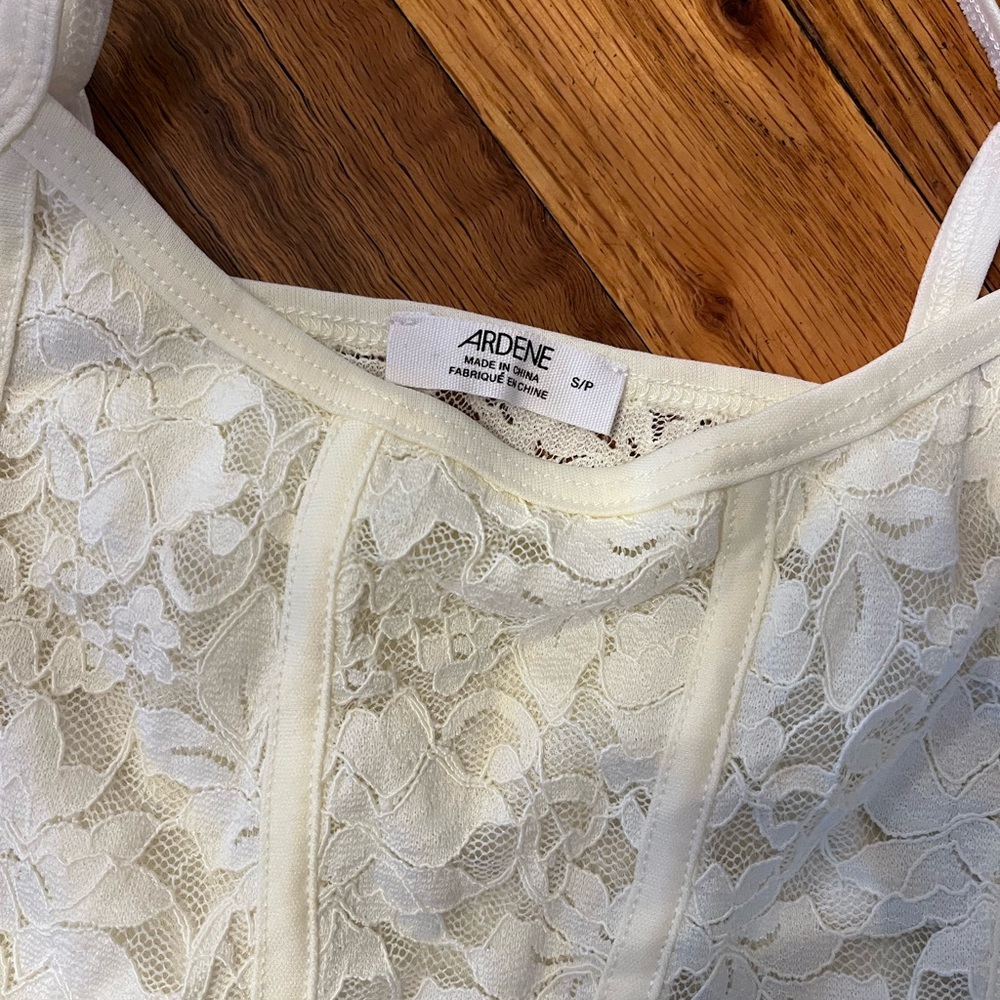 Ardene Ivory Lace Top